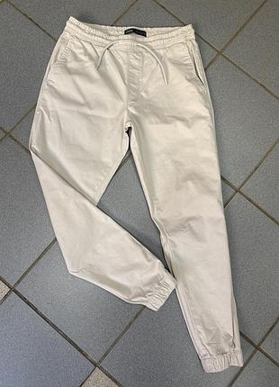 Штани унісекс zara  m, світлого кольору