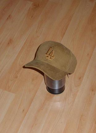 Вельветова кепка/бейсболка waikiki la x carhartt velvet cap brown polo ck original los angeless nike x jordan
