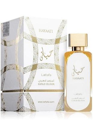 Парфюмерная вода унисекс lattafa perfumes hayaati gold elixir, 100 мл