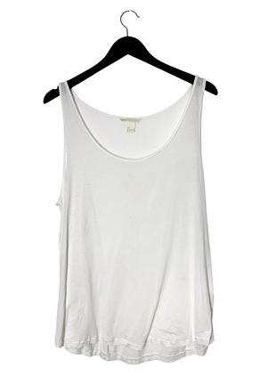 Біла базова майка h&m