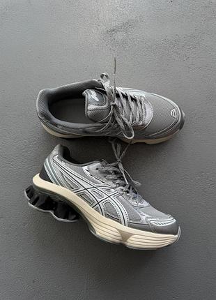 Мужские кроссовки asics gel-kinetic fluent white/silver