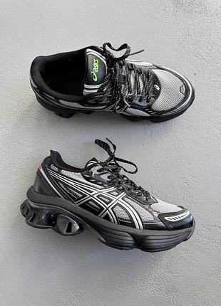 😍 жіночі кросівки asics gel-kinetik fluent black/white