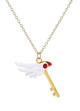Кулон из аниме сакура ловец карт anime sakura card captor дозорные карты клоу запечатывающий посох ключ собирательница дозорных карт киномото