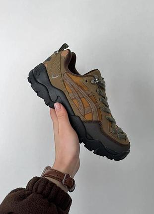 Мужские кроссовки asics gel-pickax modern safari brown