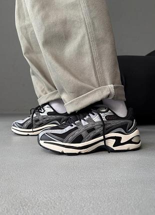 😍 жіночі кросівки asics gel-preleus black/grey