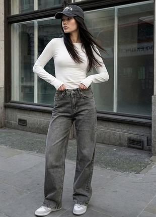Темно-сірі джинси pull and bear, нові,  34 розмір