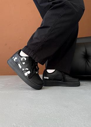 Кросівки чоловічі nike air force 1 low retro sp х comme des garçons