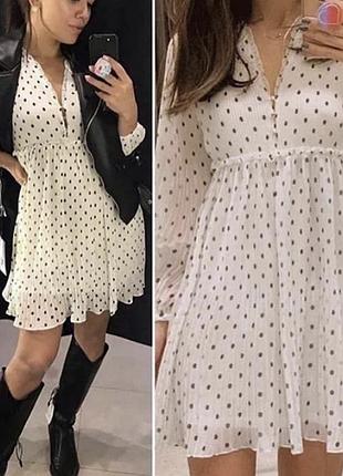 Сукня в горошок zara