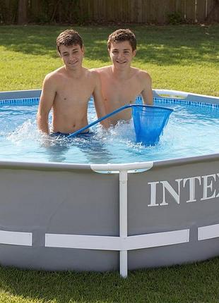 Басейн каркасний басейн (305х76см) intex, каркасний басейн цілорічний, великий каркасний басейн для дітей і дорослих, pig