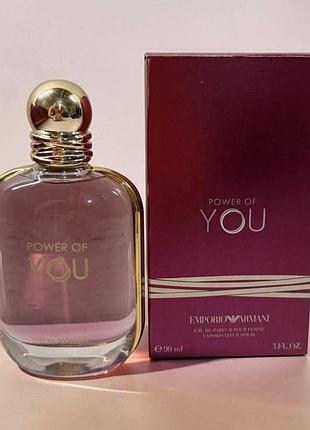 Парфюмированная вода женская giorgio armani emporio armani power of you, 90 мл
