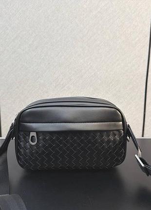 Чоловіча сумка кроссбоді bottega veneta крос боді шкіряна