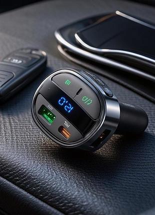 Модулятор для автомагнітоли hoco, fm трансмітер модулятор авто mp3, fm трансмітер модулятор mp3, pig