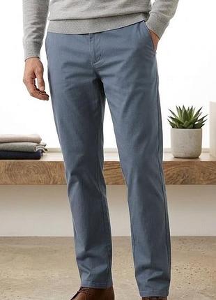 Мужские брюки чинос m&amp;s р. 34/33 regular fit синие