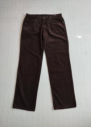 Trussardi jeans. чоловічі вельветові штани (оригінал) розмір 54 (uk 38)