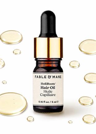 Масло для волос fable & mane holiroots hair oil 5ml