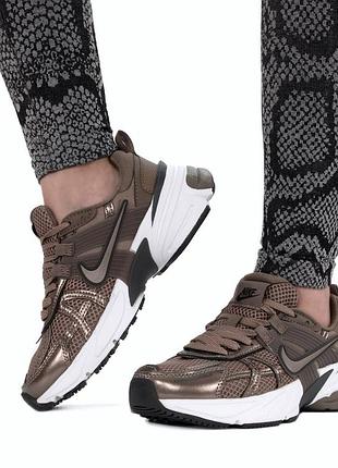 Кросівки nike v2k run mink brown арт 15567