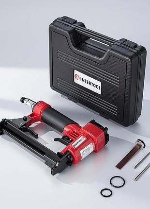 Степлер пневматичний меблевий під скобу 12.80x16мм intertool, пневмо степлер, pig