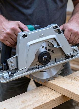 Дисковая циркулярная пила для дома 2700вт euro craft (польша), циркулярная пила для точных работ, ручная циркулярка по дереву, pig