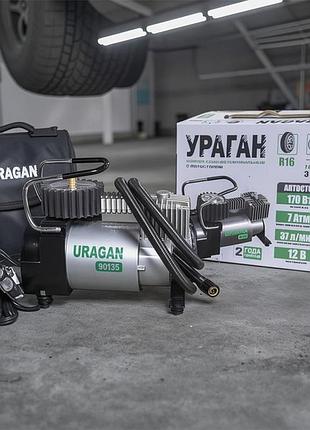 Насос компрессор автомобильный (37л/мин 7атм), автонасос для колес, насос для подкачки шин автомобильный, pig