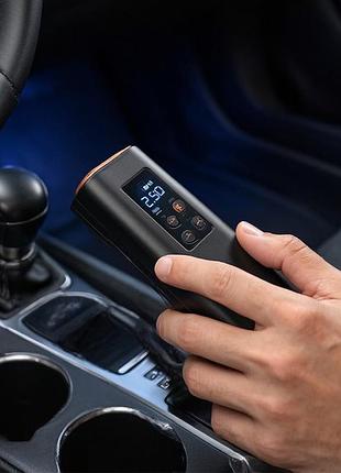 Насос автомобільний з манометром (30л/ 150psi) baseus, автомобільний компресор автокомпресор, pig