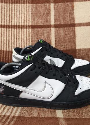 Мужские кроссовки nike sb dunk low pro x jeff staple "panda pigeon"