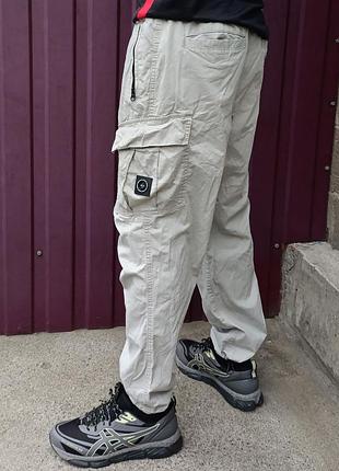Мужские карго брюки marshall artist men's l cotton cargo pant - chalk white