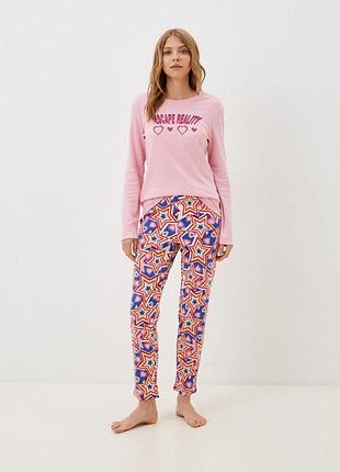 Котоновый домашний костюм, пижама tezenis