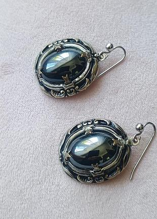 Сережки з аметисом
