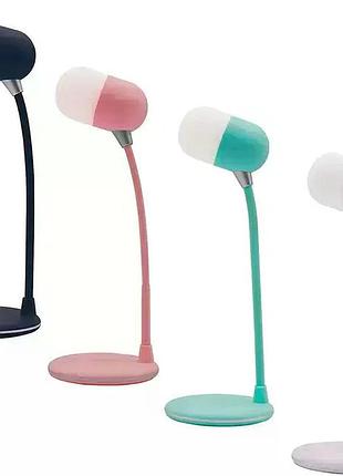 Настольная led-лампа md-088 с беспроводной зарядкой, bluetooth-колонкой и динамиком
