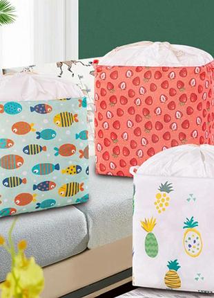 Кошик для білизни, одягу, іграшок laundry basket органайзер для зберігання речей, 40х50х50 см