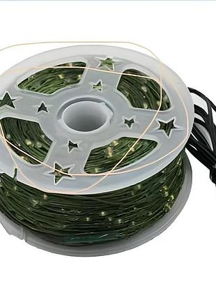 Світлодіодна usb гірлянда дріт роса 200 led 20 метрів • гірлянда крапля роси для декору будинку, офісу та вулиці