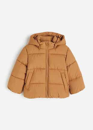 Новая демисезонная куртка h&amp;m мальчику zara р.92 коричневый зара девичья мальчика унисекс