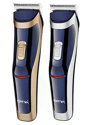 Машинка для стрижки gemei gm-6005 • аккумуляторная машинка для волос gemei gm-6005 с 4 насадками 3–12 мм и работой до 60 минут