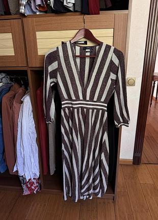 Сукня міді з блискітками zara