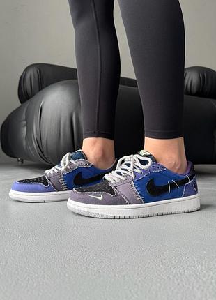 Кросівки жіночі nike air jordan 1 low og voodoo alternate