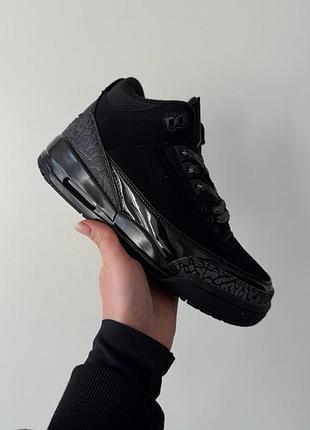 Кроссовки мужские nike jordan 3 black cat