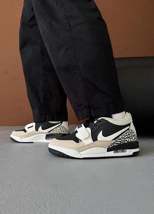 Кросівки чоловічі nike jordan legacy 312 low rattan off noir