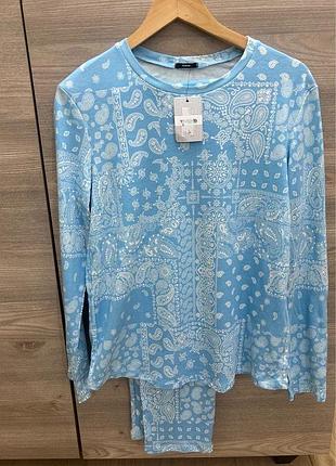 Котоновый домашний комплект, пижама tezenis
