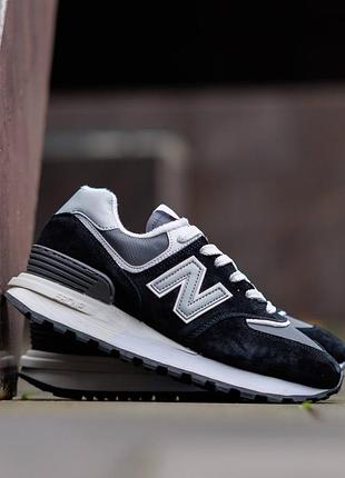 Термо кроссовки new balance 574 legacy black white до -21 градусов ❄️