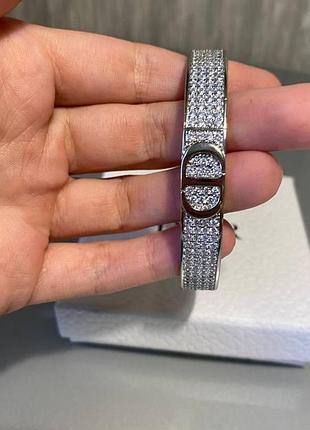 Браслет dior інструктований камінцями