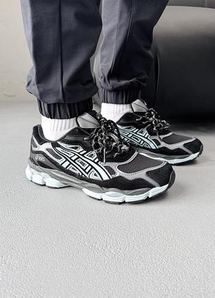 Мужские кроссовки asics nyc black/mint