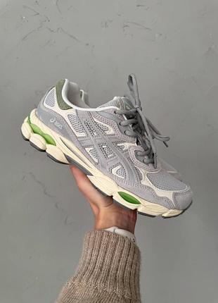 😍 жіночі кросівки asics gel-nyc cloud grey