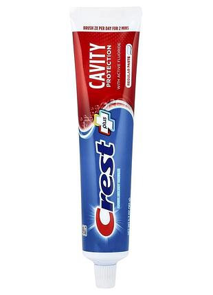 Crest, cavity protection, зубная паста с фтором, обычная, 161 г