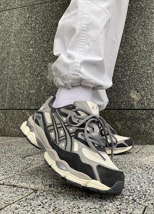 😍 жіночі кросівки asics gel-nyc beige/brown