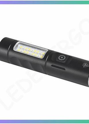 Портативный светодиодный фонарик titanum tlf-t16 160lm красный и белый свет для туризма и кемпинга