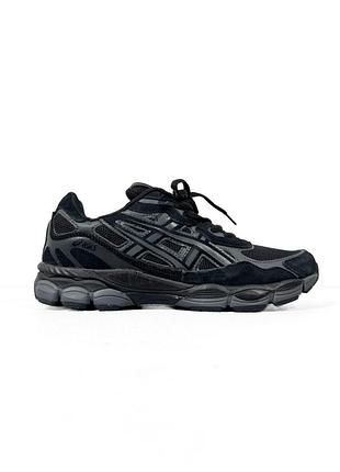 😍 жіночі кросівки asics gel-nyc grey/black