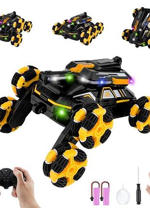 Трюковий atoys leader yl84 танк-всюдихід з диско-шоу та led-підсвіткою ∙ машинка-танк на радіоуправлінні atoys leader yl84