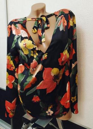 Шелковая шикарная нарядная блуза kocca