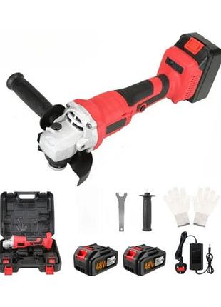 Аккумуляторная угловая шлифмашина red 48v ma798 красная