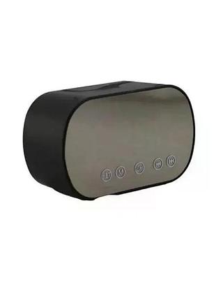 Bluetooth колонка с часами s15 bt ∙ портативная беспроводная колонка с будильником, fm-радио, led-дисплеем и поддержкой microsd
